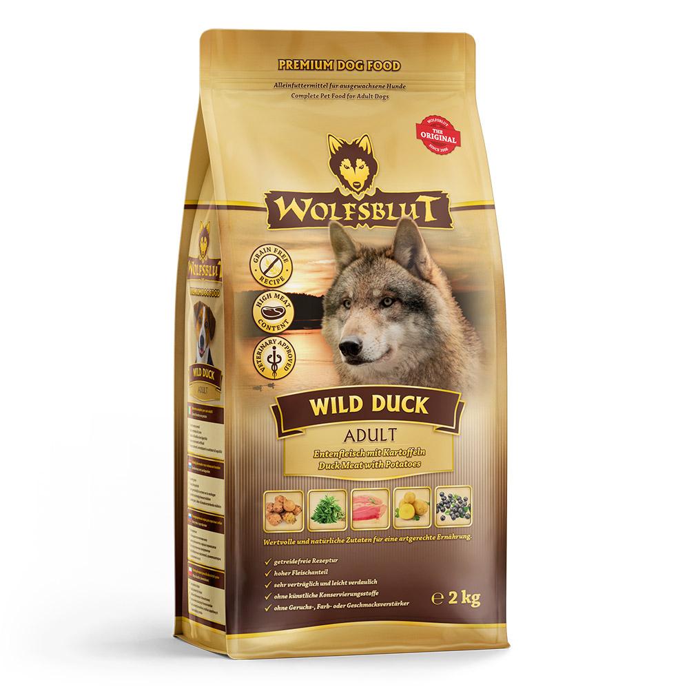 petspremium Wolfsblut Wild Duck - Ente und Kartoffel Adult Trockenfutter 29 kg Kostenlose Rückgabe