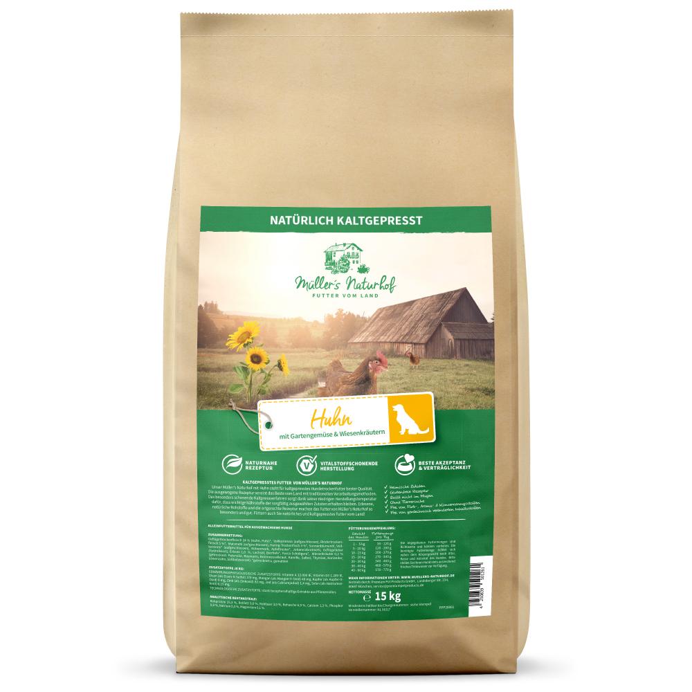 petspremium Müller’s Naturhof Huhn Traditionell Trockenfutter 2 x 15 kg Fabrikladen
