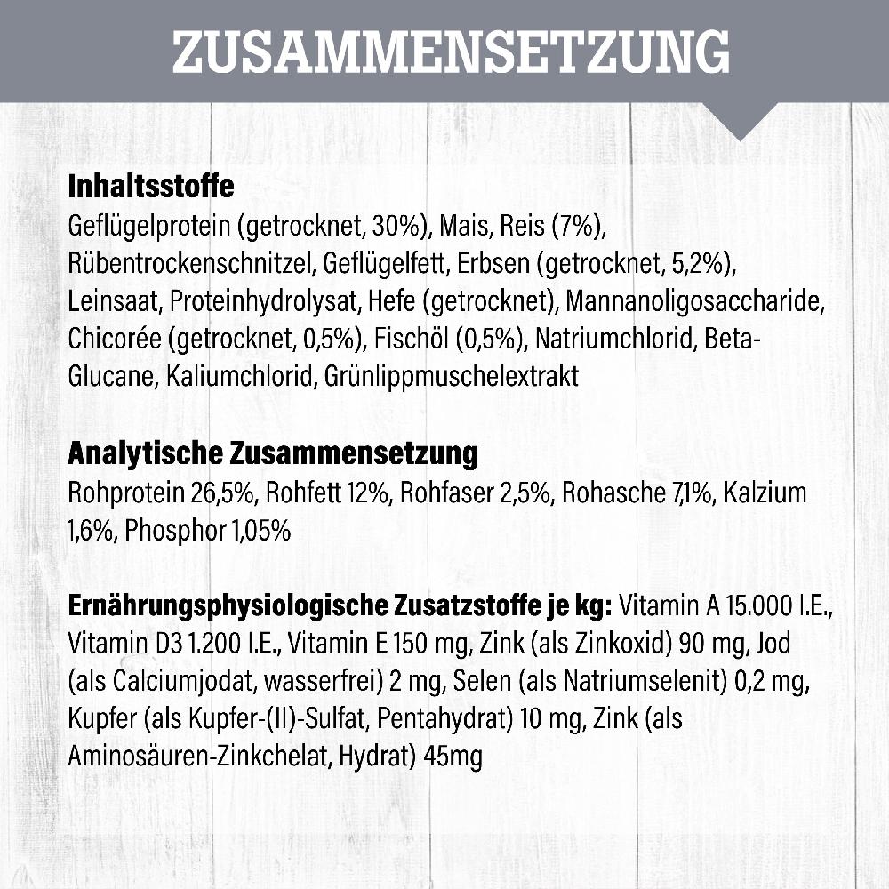 petspremium daily choice mit Geflügel Reis und Erbsen Basic Trockenfutter 2 x 15 kg Speichern exportieren