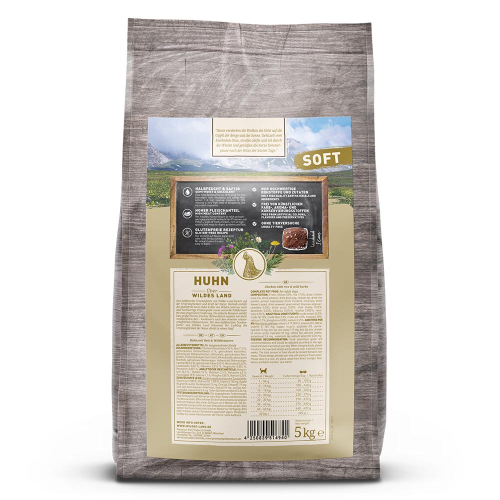 petspremium Wildes Land Huhn mit Reis und Wildkräutern Soft Adult Trockenfutter 3 x 5 kg Verkauf