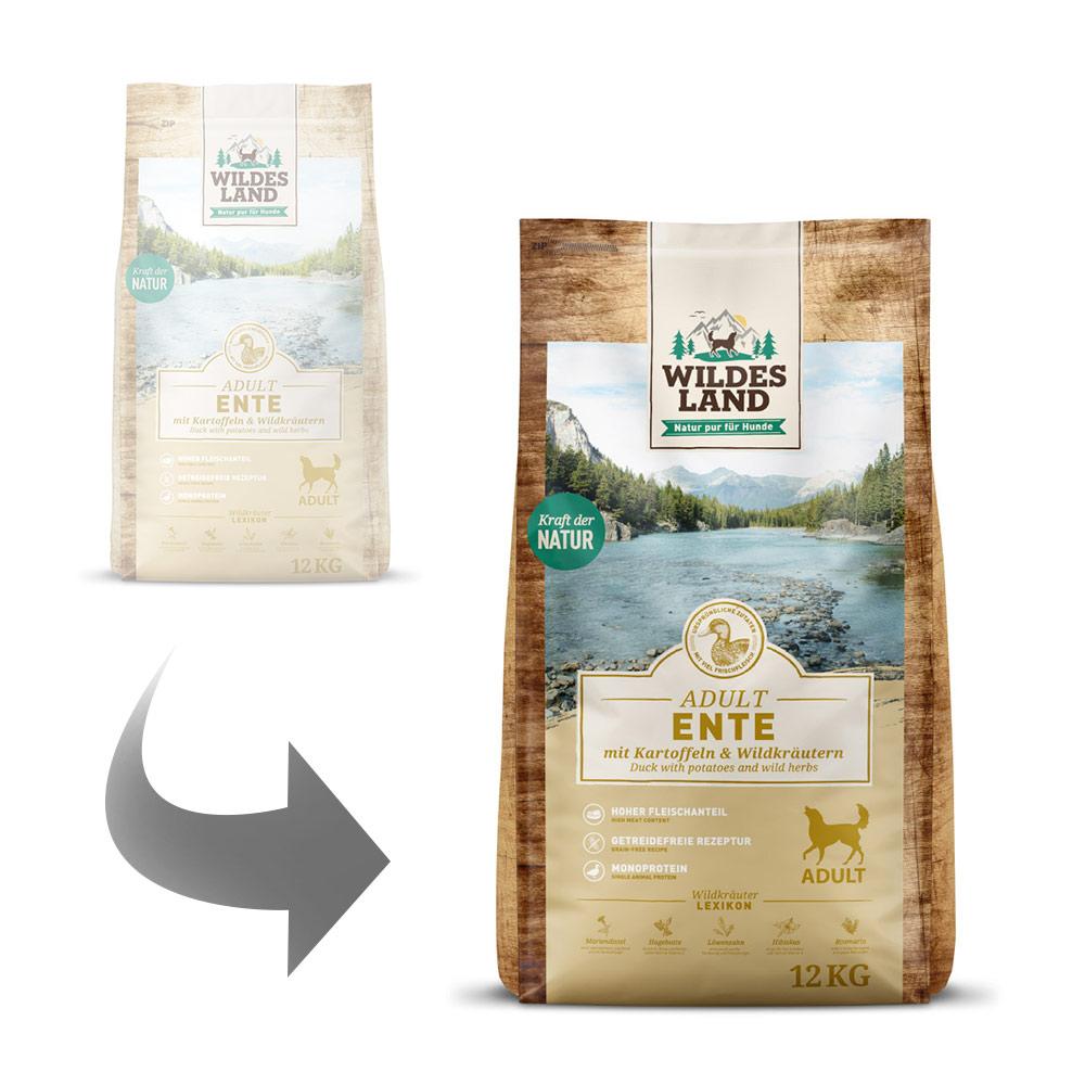 petspremium Wildes Land Ente mit Kartoffeln und Wildkräutern Classic Adult Trockenfutter 2 x 12 kg im Angebot