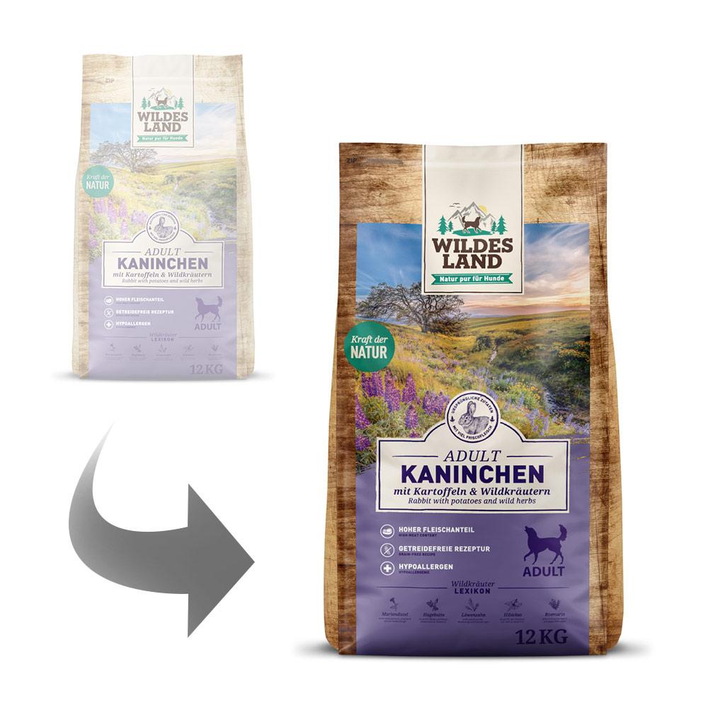 petspremium Wildes Land Kaninchen mit Kartoffeln und Wildkräutern Classic Adult Trockenfutter 2 x 12 kg Günstiger Verkauf