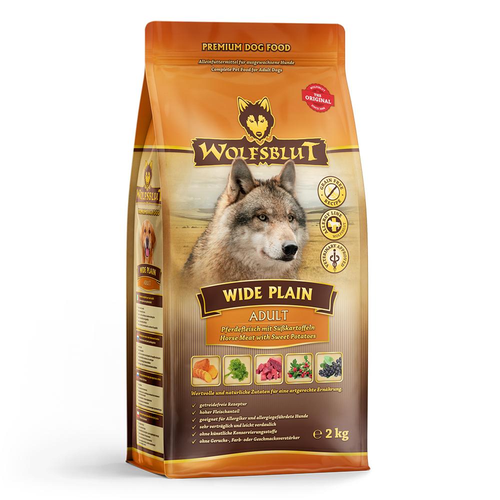 petspremium Wolfsblut Wide Plain - Pferdefleisch und Süßkartoffel Adult Trockenfutter 29 kg Rabatt