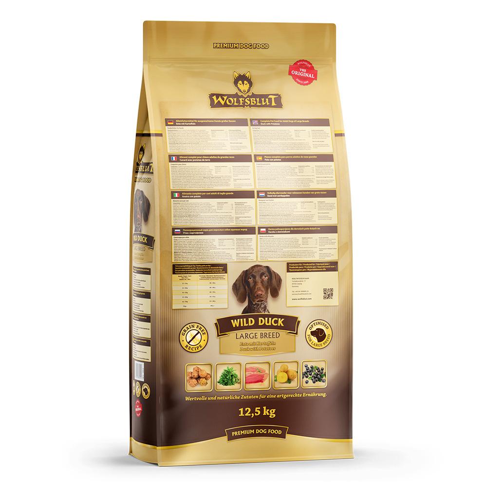 petspremium Wolfsblut Wild Duck - Ente und Kartoffel Large Breed Trockenfutter 2 x 12 5 kg JETZT KAUFEN
