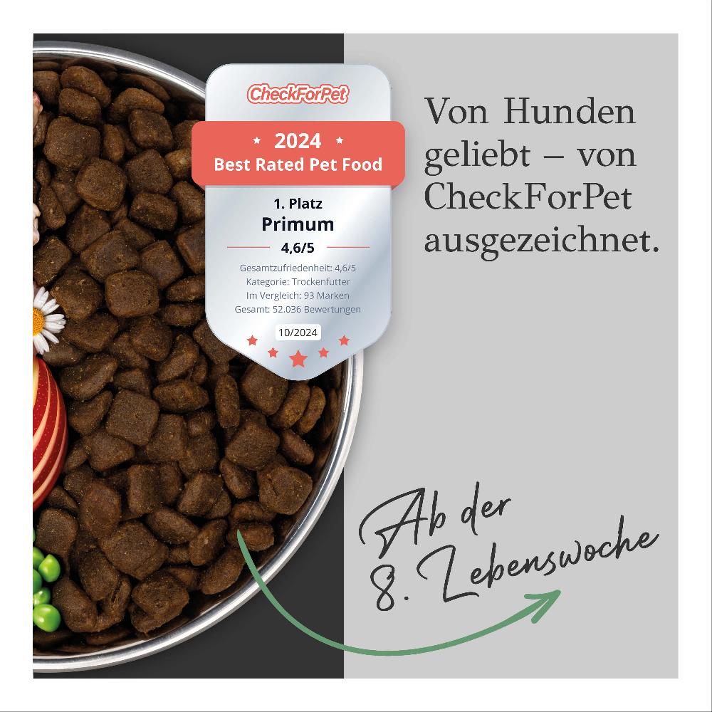 petspremium Primum Puppy Huhn mit Kartoffel Soft Trockenfutter 3 x 5 kg Sonderangebot der Fabrik
