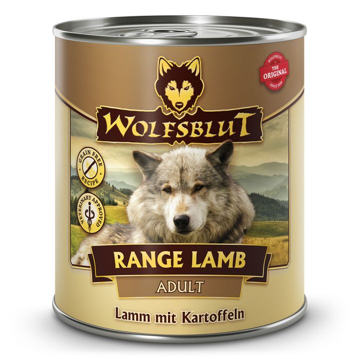 petspremium Wolfsblut Range Lamb - Lamm mit Kartoffeln Adult Nassfutter 6 x 800 g Nur noch ein Tag übrig