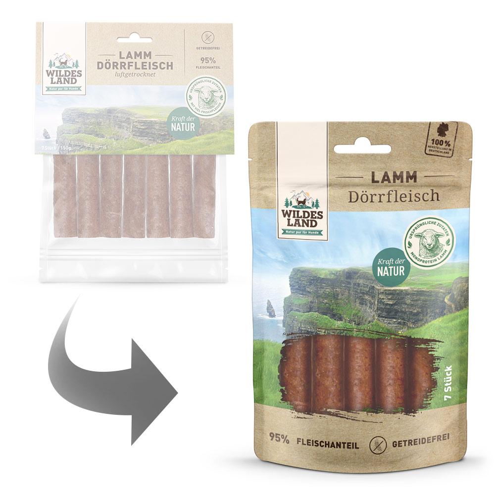 petspremium Wildes Land Lamm Dörrfleisch Snack 7 Stück Fabrikverkauf