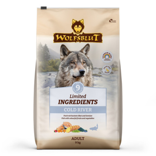 petspremium Wolfsblut Limited Ingredients Cold River - Forelle und Süßkartoffel Adult Trockenfutter 9 kg Begrenztes Angebot