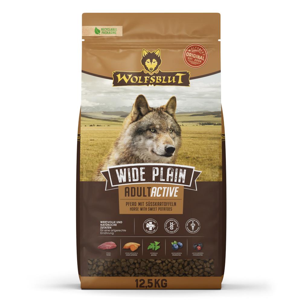 petspremium Wolfsblut Wide Plain - Pferdefleisch und Süßkartoffel Active Trockenfutter 12 5 kg Osterangebot