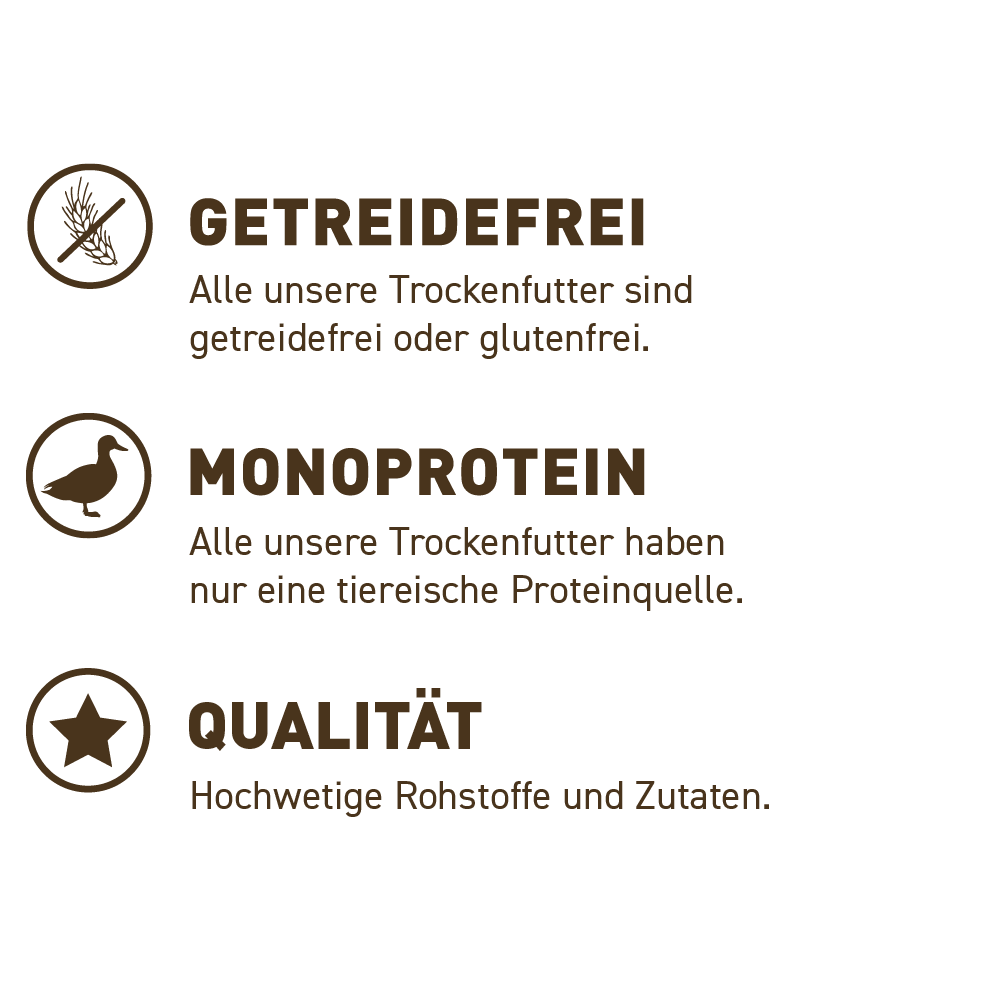 petspremium Wildes Land Ente mit Süßkartoffeln Birnen & Beeren BIO Adult Nassfutter 6 x 800 g Zeitlich begrenztes Angebot