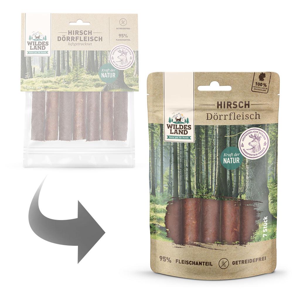 petspremium Wildes Land Hirsch Dörrfleisch Snack 7 Stück Exklusive Angebote