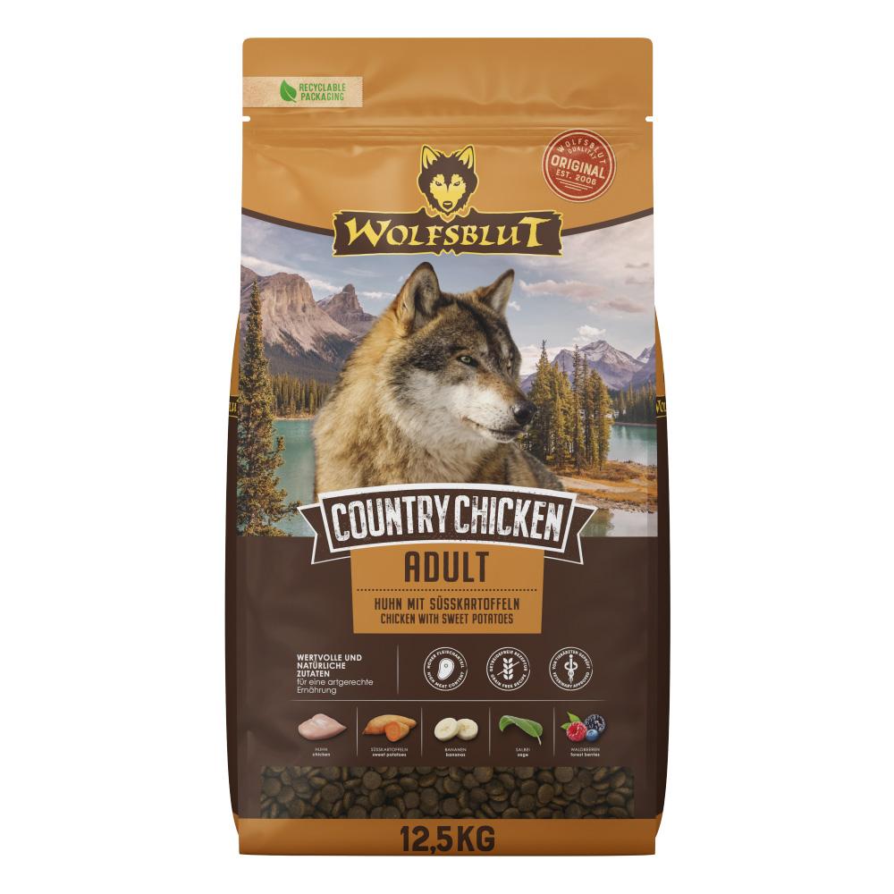 petspremium Wolfsblut Country Chicken - Huhn und Süßkartoffeln Adult Trockenfutter 12 5 kg Wochenangebot
