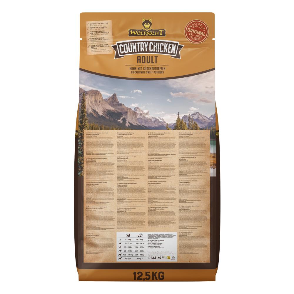 petspremium Wolfsblut Country Chicken - Huhn und Süßkartoffeln Adult Trockenfutter 12 5 kg Wochenangebot