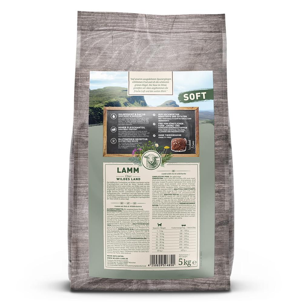 petspremium Wildes Land Lamm mit Reis und Wildkräutern Soft Adult Trockenfutter 5 kg Bis zu 65% Rabatt