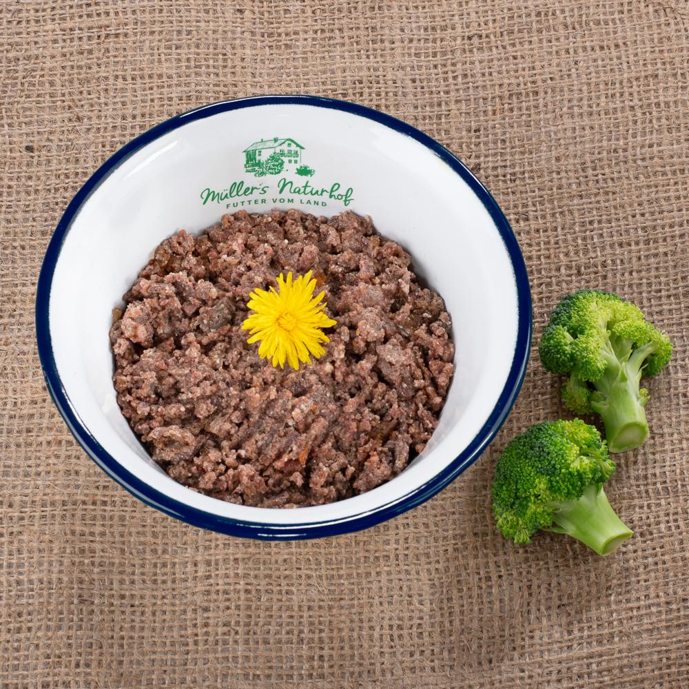 petspremium Müller’s Naturhof Kaninchen und Kalb Traditionell Nassfutter 12 x 800 g Rabatte dieses Monats