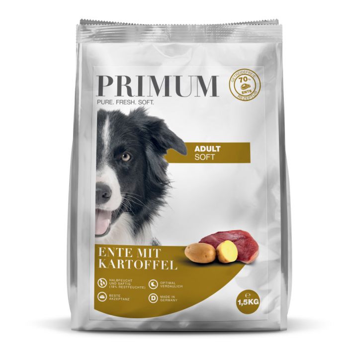 petspremium Primum Ente mit Kartoffel Soft Trockenfutter 1 5 kg Günstiger Verkauf