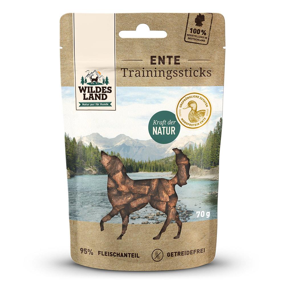 petspremium Wildes Land Ente Trainingssticks Snack 8 x 70 g Bis zu 50% Rabatt