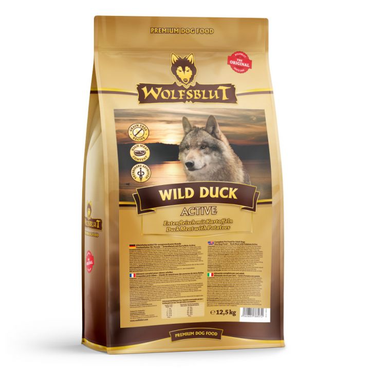 petspremium Wolfsblut Wild Duck - Ente und Kartoffel Active Trockenfutter 12 5 kg Bis zu 55% Rabatt