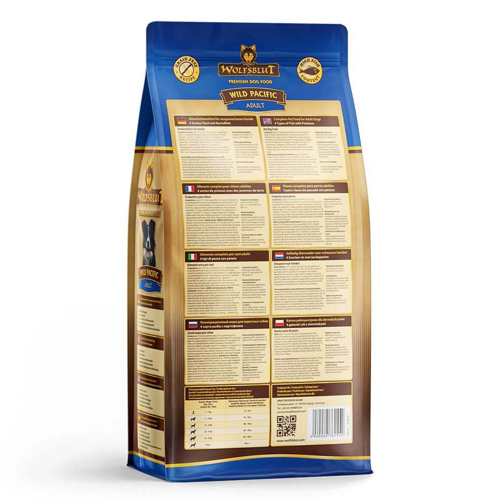 petspremium Wolfsblut Wild Pacific - Seefisch und Kartoffel Adult Trockenfutter 3 x 2 kg Riesige Rabatte