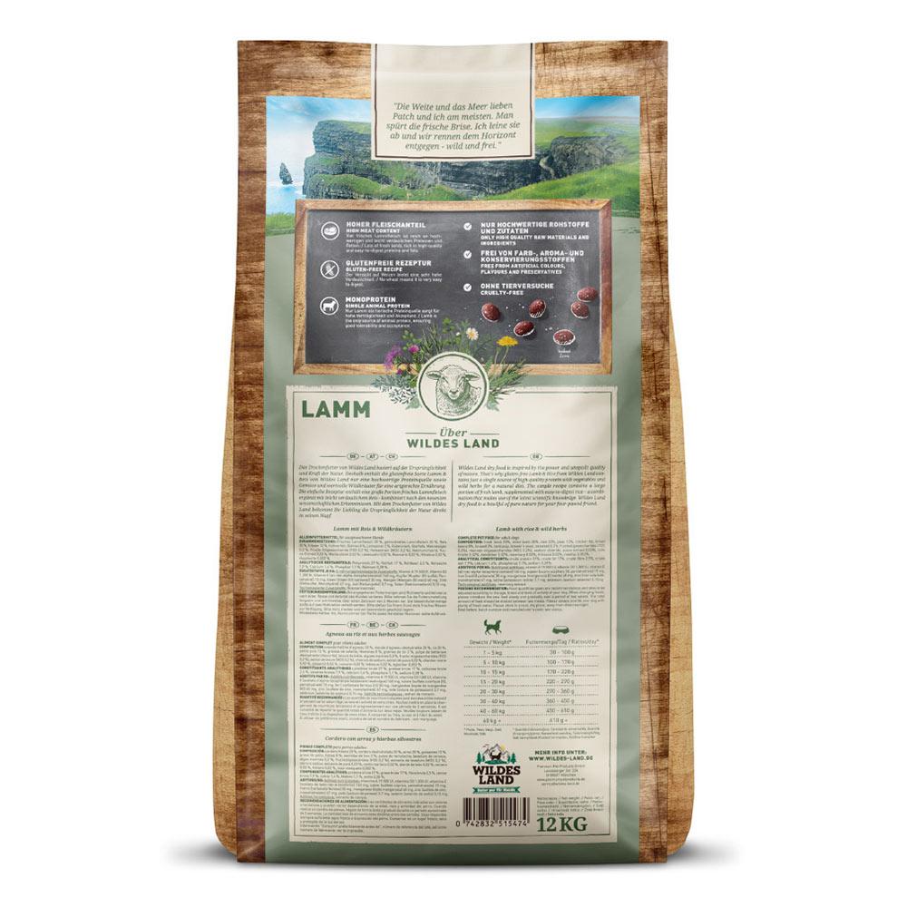 petspremium Wildes Land Lamm mit Reis und Wildkräutern Classic Adult Trockenfutter 2 x 12 kg Günstiger Verkauf