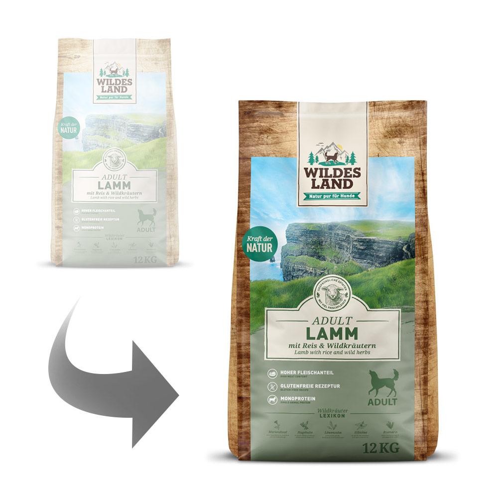 petspremium Wildes Land Lamm mit Reis und Wildkräutern Classic Adult Trockenfutter 2 x 12 kg Günstiger Verkauf