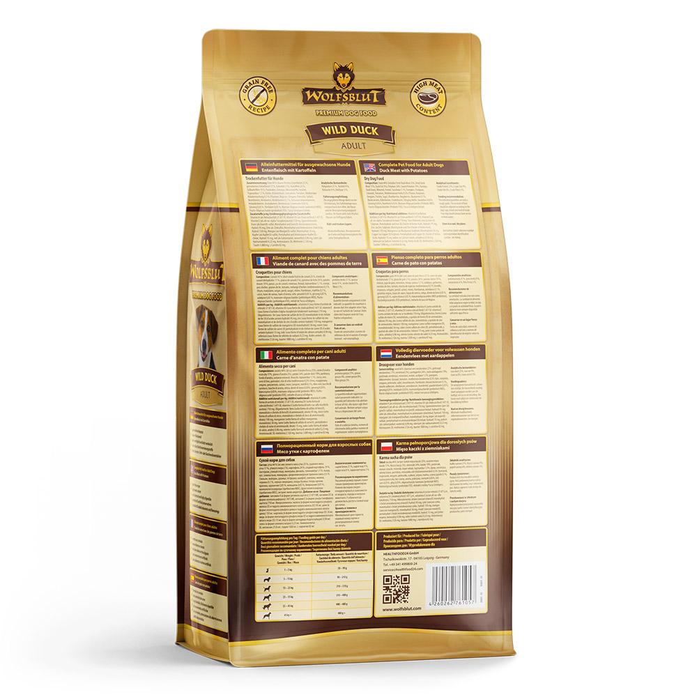 petspremium Wolfsblut Wild Duck - Ente und Kartoffel Adult Trockenfutter 2 kg Meist gekauft