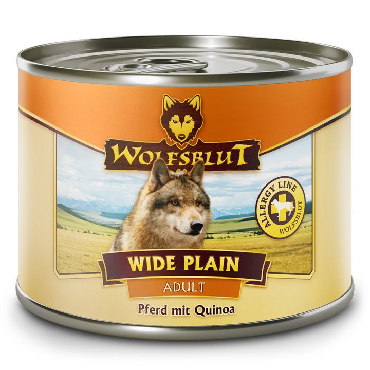 petspremium Wolfsblut Wide Plain Quinoa - Pferd mit Quinoa Adult Nassfutter 48 x 200 g