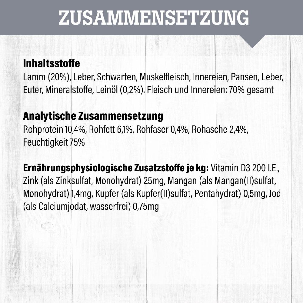 petspremium daily choice mit Lamm Nassfutter 6 x 800 g Discount Store für neue Produkte