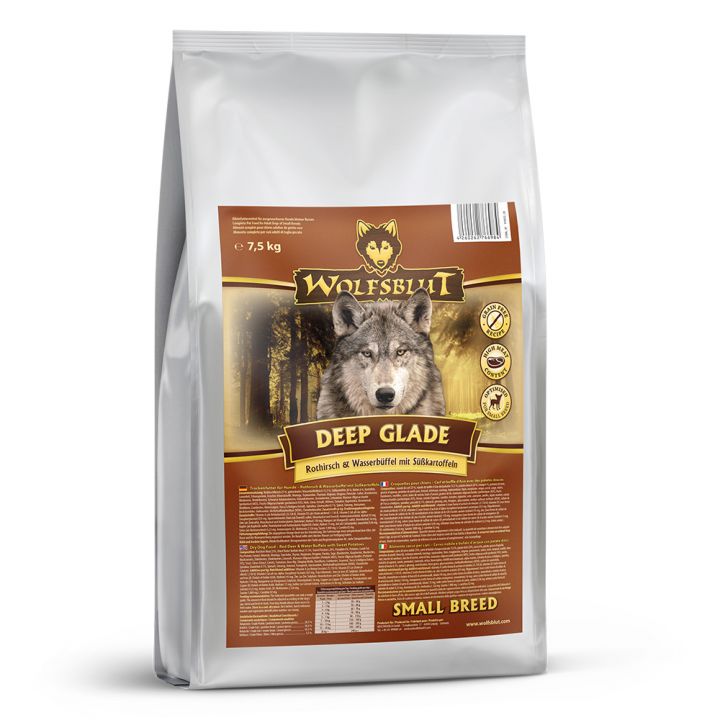 petspremium Wolfsblut Deep Glade - Rothirsch und Wasserbüffel Small Breed Trockenfutter 2 x 7 5 kg Online