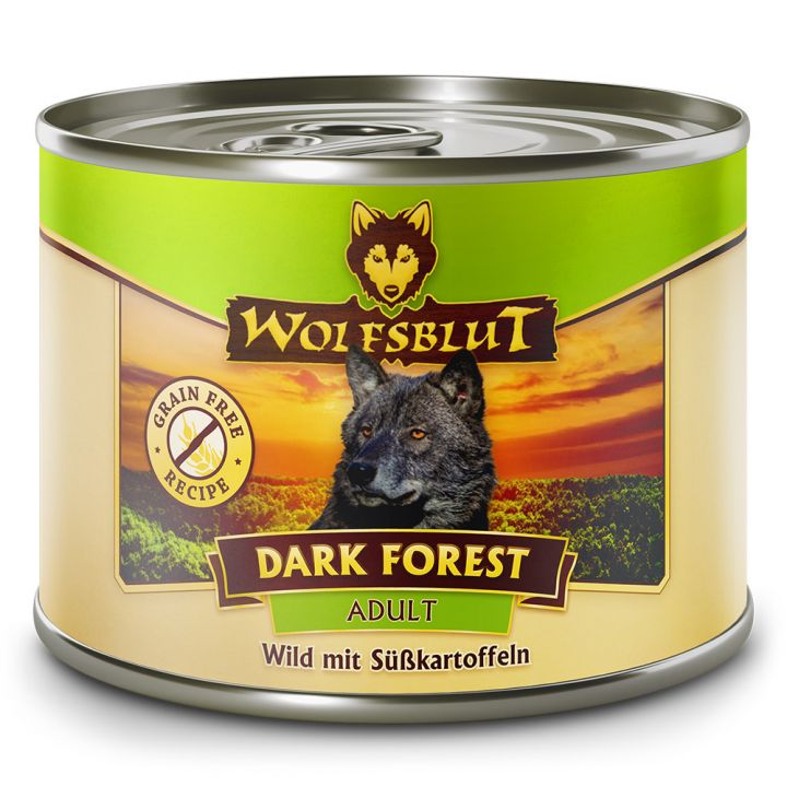 petspremium Wolfsblut Dark Forest - Wild mit Süßkartoffeln Adult Nassfutter 48 x 200 g Meist gekauft