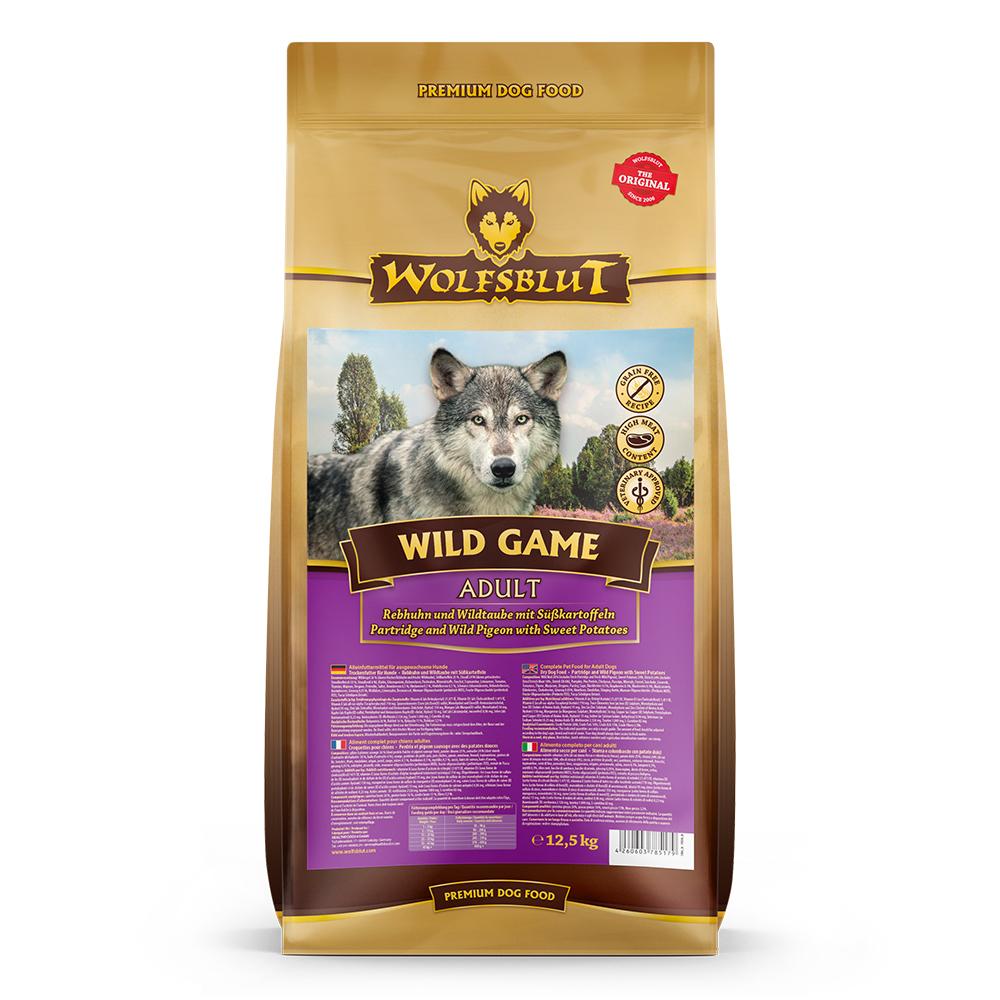 petspremium Wolfsblut Wild Game - Rebhuhn Wildtaube und Süßkartoffel Adult Trockenfutter 12 5 kg Kostenlose Rückgabe