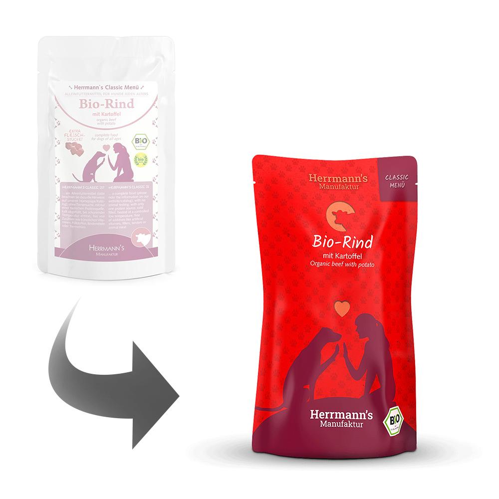 petspremium Herrmann's Bio-Rind mit Kartoffeln Classic Nassfutter 24 x 130 g JETZT KAUFEN