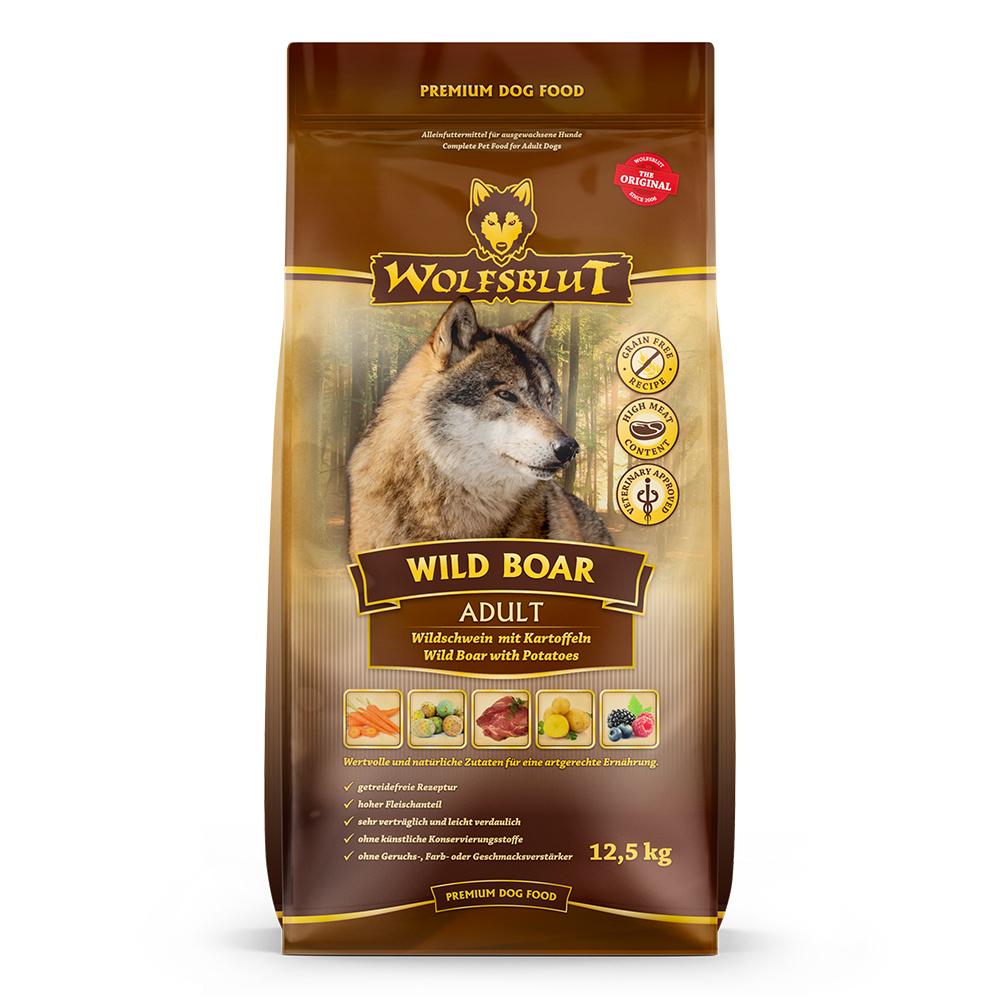 petspremium Wolfsblut Wild Boar - Wildschwein und Kartoffel Adult Trockenfutter 12 5 kg Super Rabatt