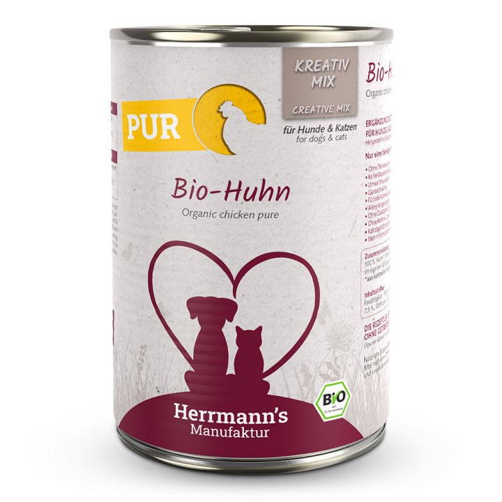 petspremium Herrmann's Kreativ-Mix Bio Huhn Reinfleisch 6 x 400 g Angebote