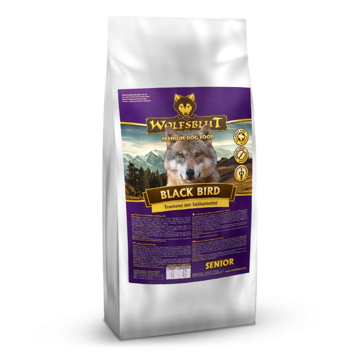 petspremium Wolfsblut Black Bird - Truthahn und Süßkartoffel Senior Trockenfutter 2 kg Meist gekauft