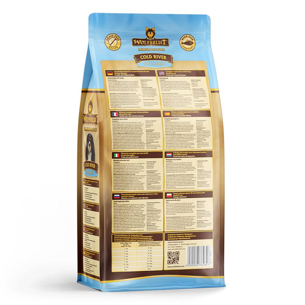 petspremium Wolfsblut Cold River - Forelle und Süßkartoffel Small Breed Trockenfutter 2 kg Günstig kaufen