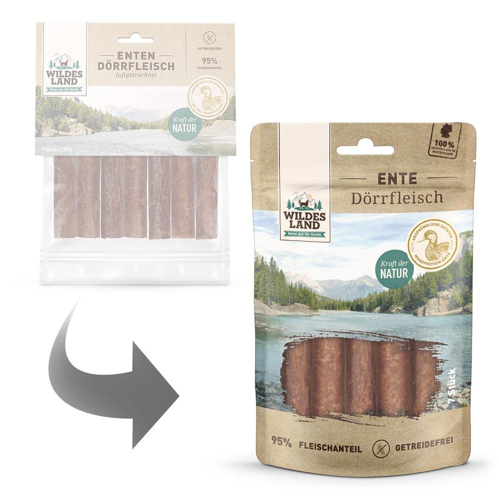 petspremium Wildes Land Enten Dörrfleisch Snack 7 Stück Versandkostenfrei