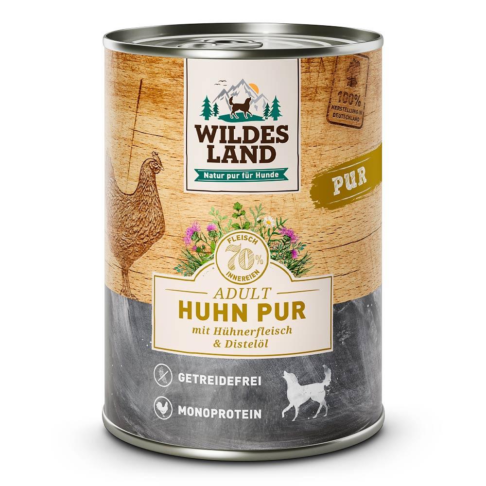 petspremium Wildes Land Nassfutter Mixpaket groß PUR Adult Nassfutter 6 x 400 g Große Rabatte