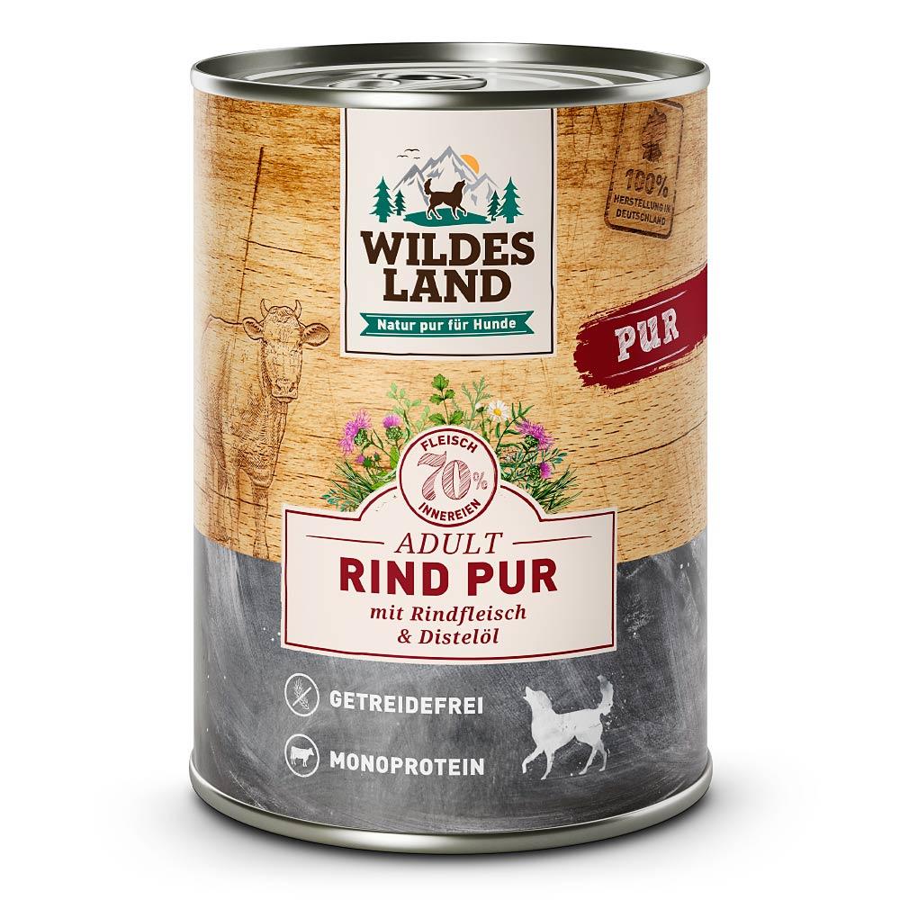 petspremium Wildes Land Nassfutter Mixpaket groß PUR Adult Nassfutter 6 x 400 g Große Rabatte