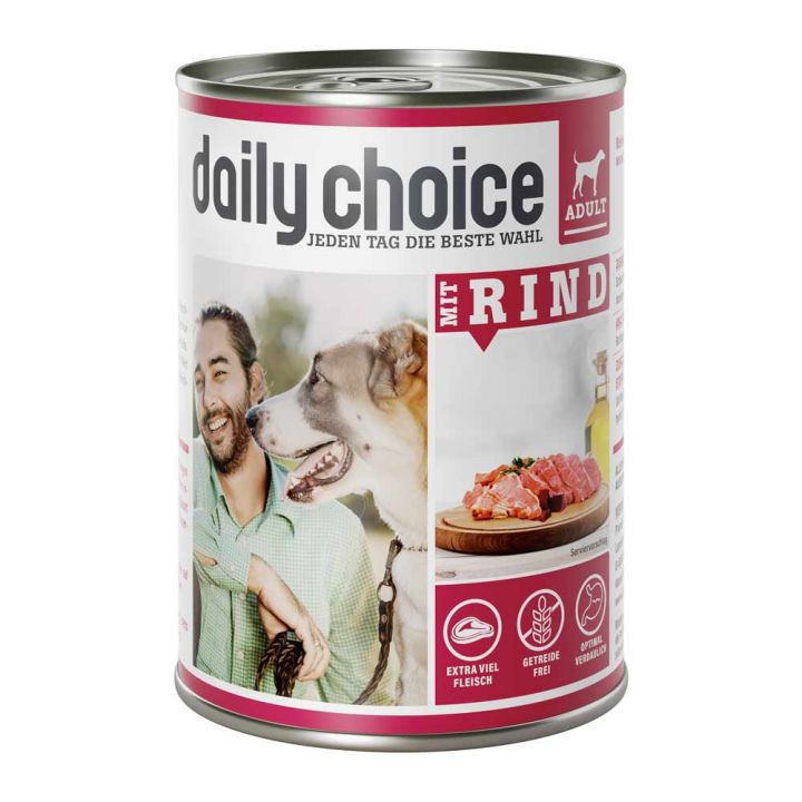 petspremium daily choice mit Rind Nassfutter 6 x 400 g
