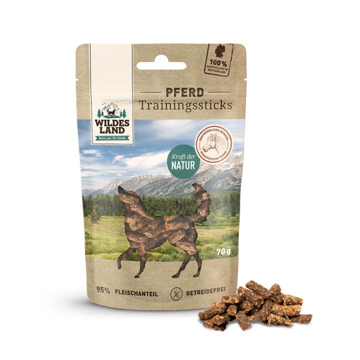 petspremium Wildes Land Pferd Trainingssticks Snack 70 g Meist gekauft
