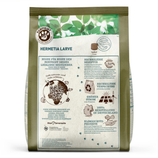 petspremium Wildes Land PAWPRINT INSECT Hermetia Larve mit Kartoffeln Erbsen und Wildkräutern Adult Trockenfutter 1 kg Blitzverkäufe