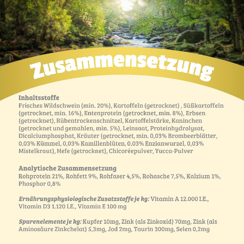 petspremium Natural Wild Woods Trockenfutter 1 kg Flash Sale