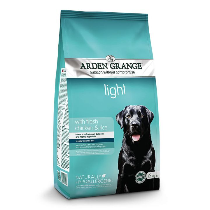 petspremium Arden Grange Light mit frischem Huhn & Reis Trockenfutter 12 kg