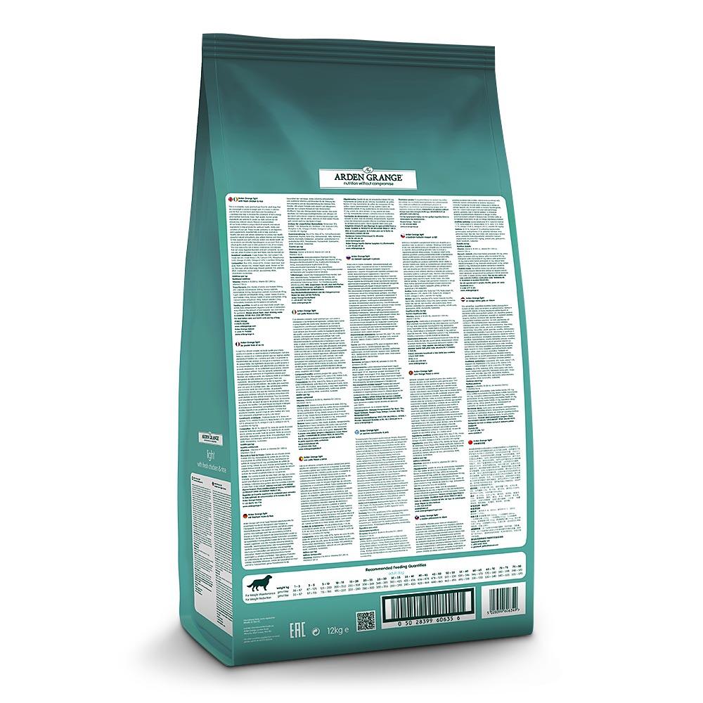 petspremium Arden Grange Light mit frischem Huhn & Reis Trockenfutter 12 kg Exklusivangebot