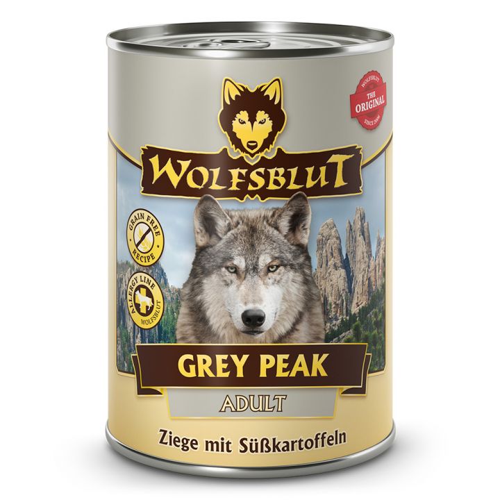petspremium Wolfsblut Grey Peak - Ziege mit Süßkartoffeln Adult Nassfutter 6 x 395 g Online Outlet