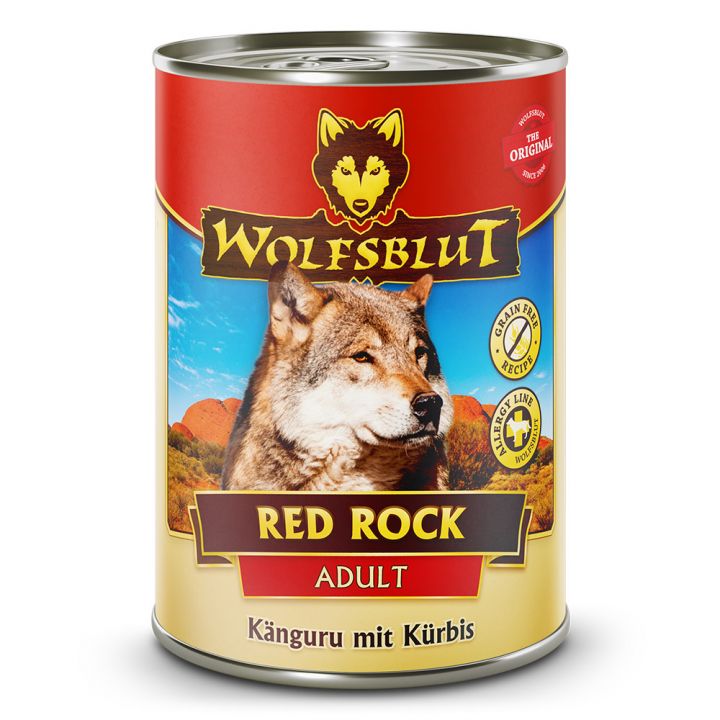 petspremium Wolfsblut Red Rock - Känguru mit Kürbis Adult Nassfutter 6 x 395 g Saisonale Angebote
