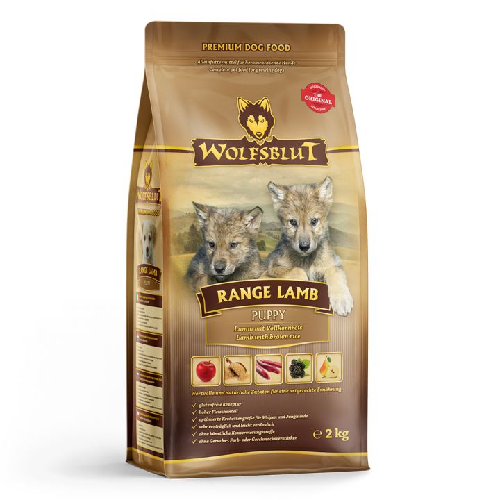 petspremium Wolfsblut Range Lamb - Lamm und Vollkornreis Puppy Trockenfutter 3 x 2 kg Sonderangebote
