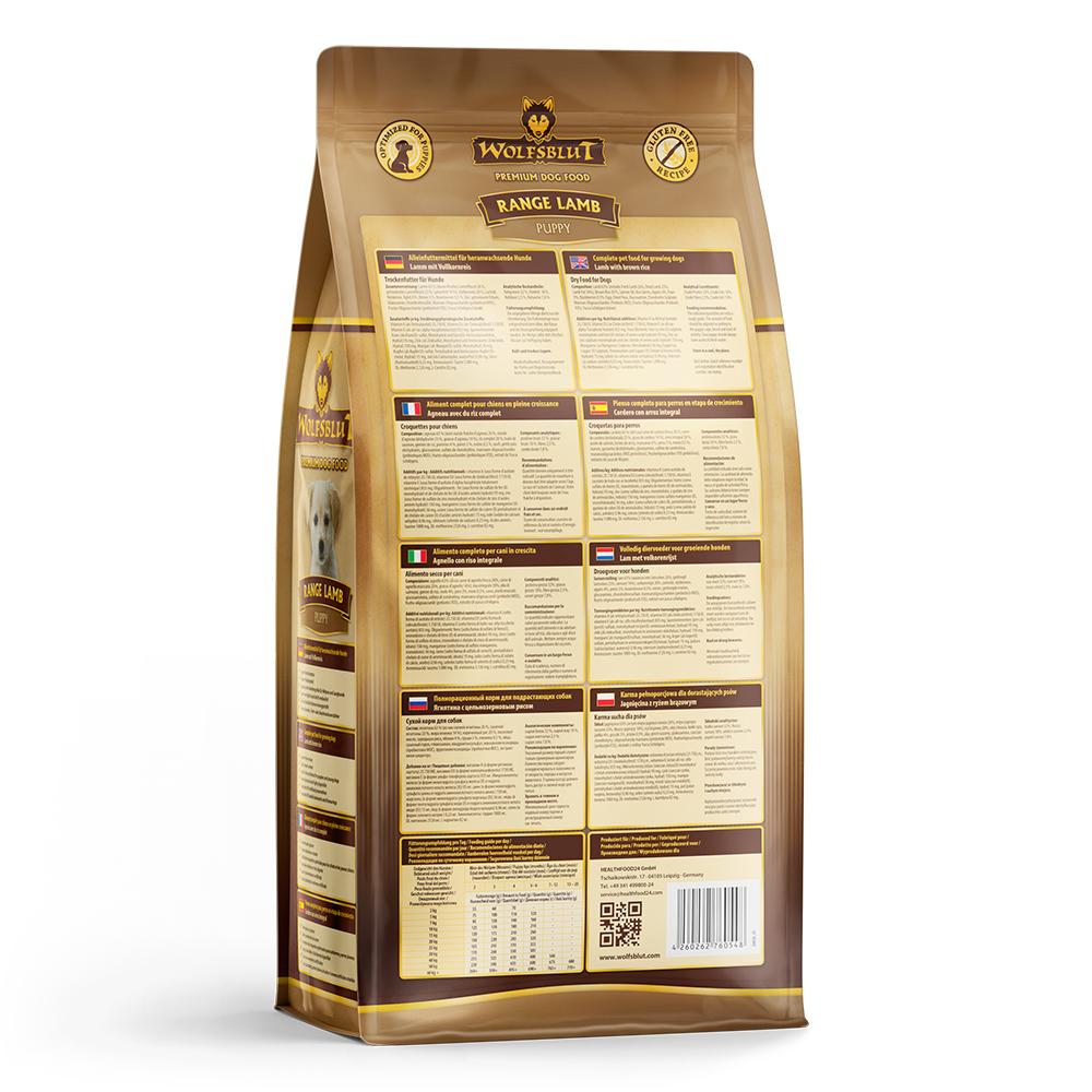 petspremium Wolfsblut Range Lamb - Lamm und Vollkornreis Puppy Trockenfutter 3 x 2 kg Sonderangebote