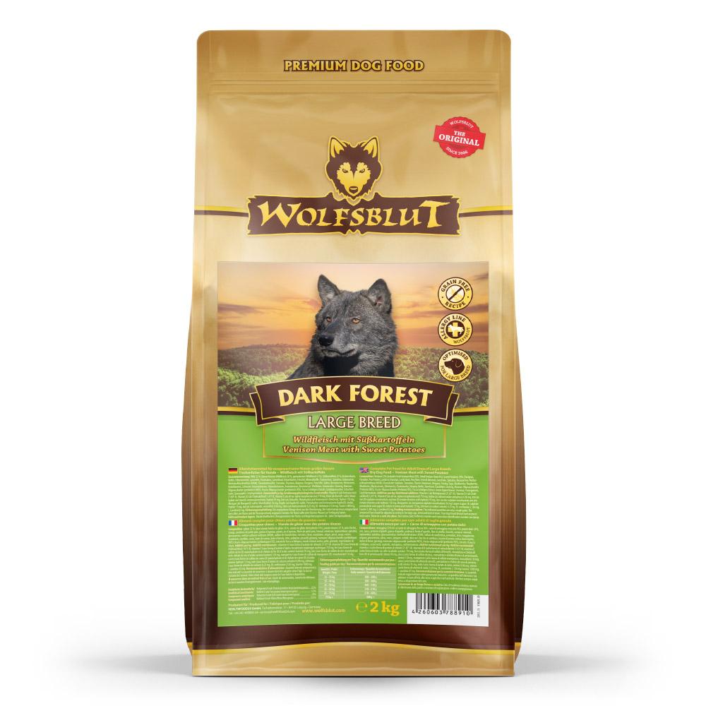 petspremium Wolfsblut Dark Forest - Wild und Süßkartoffel Large Breed Trockenfutter 2 kg Letzte 2 Tage